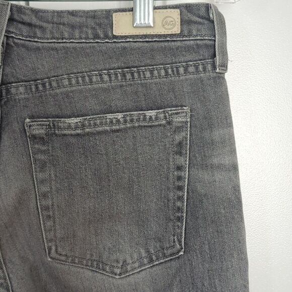 AG Jodi High-Rise crop kick flare Jeans in Gray - Picture 10 of 12
